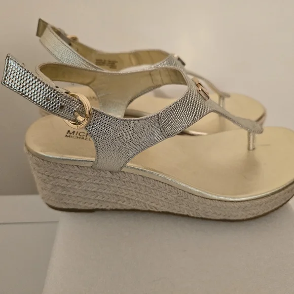 MICHAEL Michael Kors Gold Sandals - Picture 6 of 10